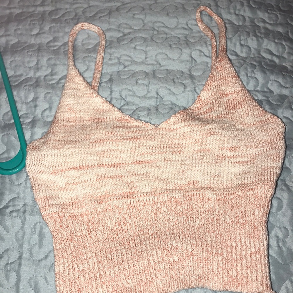 Knitted  crop top